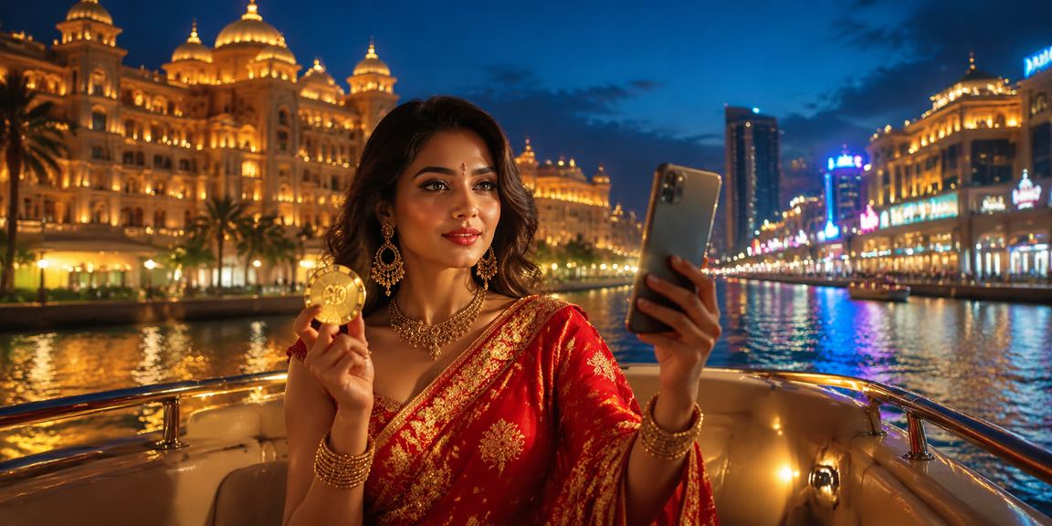 User logging in on mobile Indian casino platform