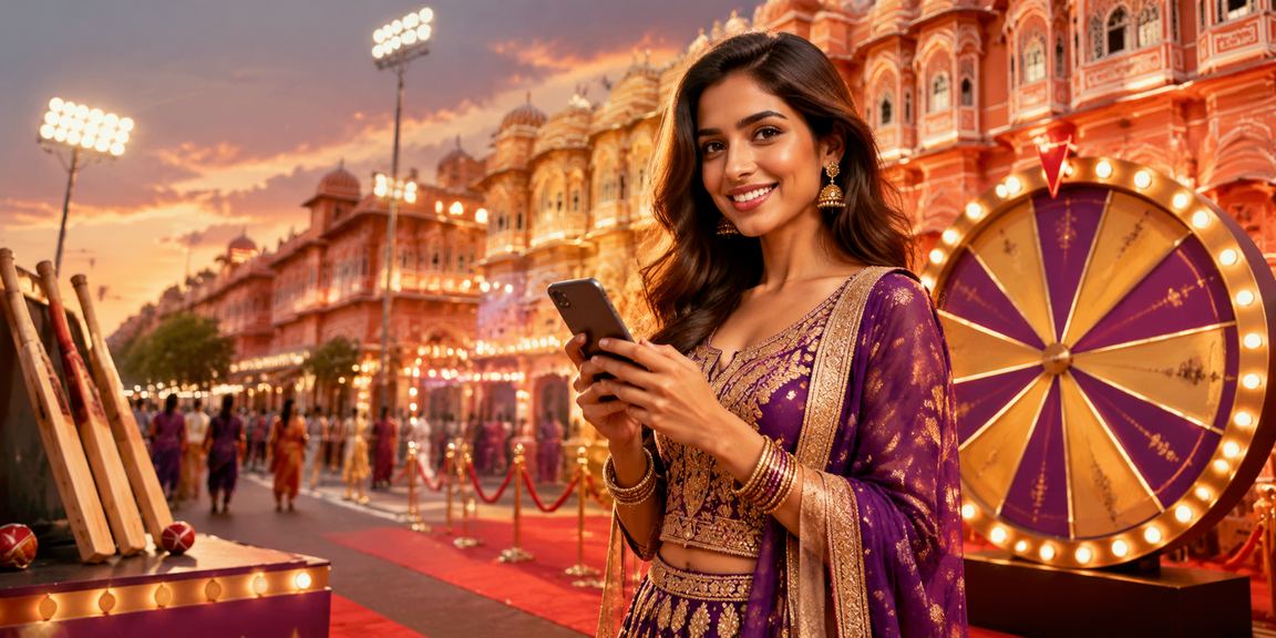 Players enjoying lottery and cricket betting in Jaipur with festive spirit