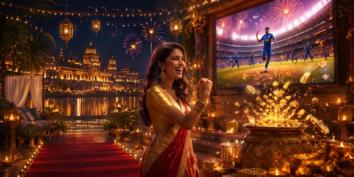 Indian players enjoying casino betting during Diwali festival